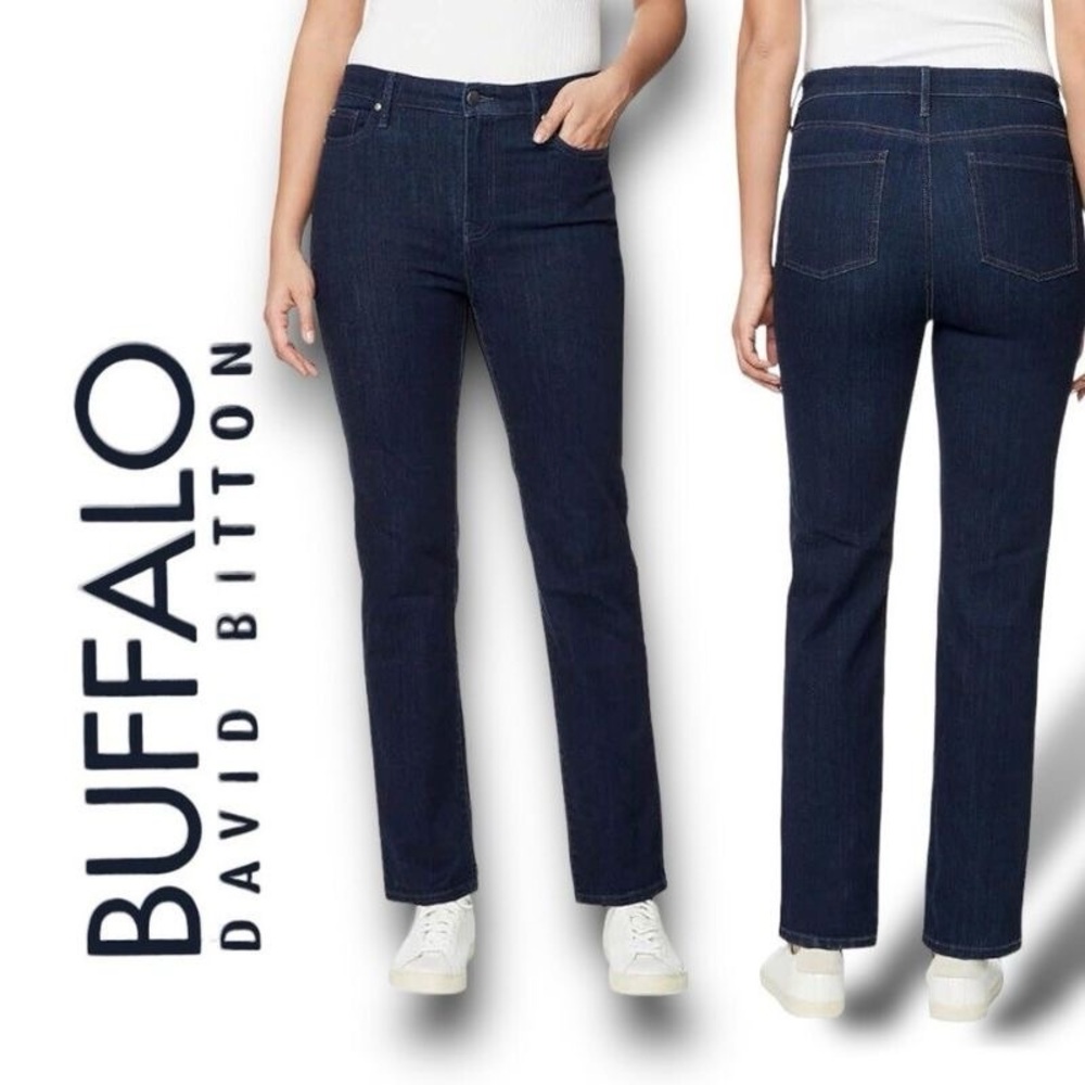 Buffalo David Bitton Alyssa High Rise Straight Leg Jeans